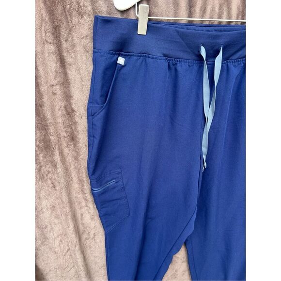 Figs Blue Scrub Pants Woman’s Size XXL/P Po#3752 - Picture 4 of 11